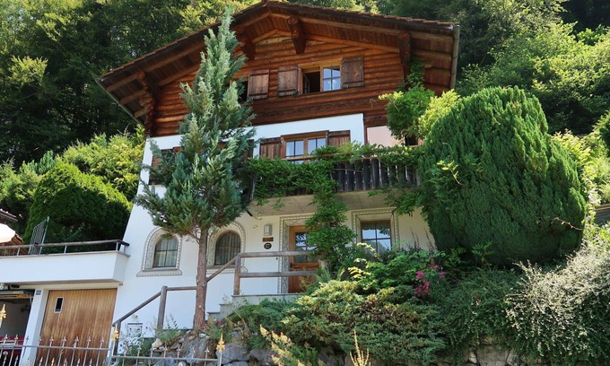 Luzein House | Stunning private villa for 6 guests with WIFI, TV, patio and panoramic view