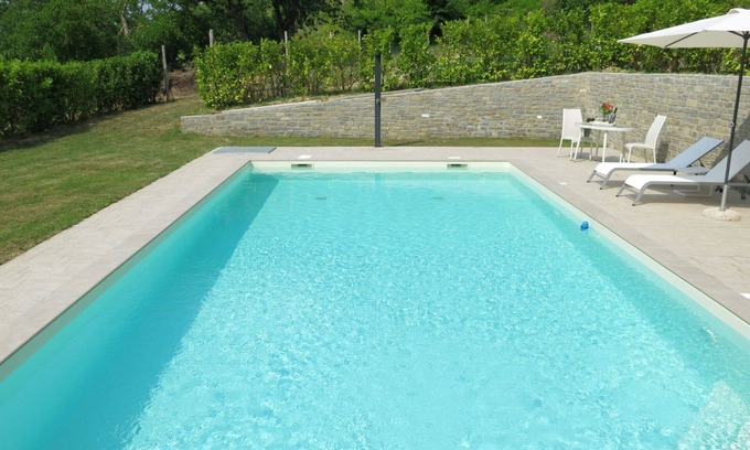 Vesime House | Stunning private villa for 8 guests with WIFI, private pool, TV, patio, pets allowed and parking