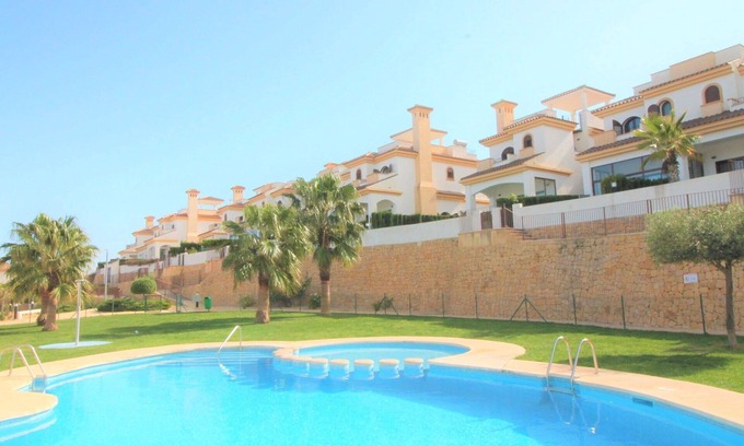 Polop House | Stunning villa for 6 guests with pool, WIFI, A/C, TV, patio and panoramic view