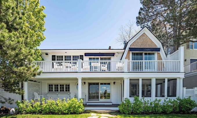 Kennebunkport House | Stunning Waterfront Luxury 5 Bedroom 4 Bath Home with Unbeatable Views