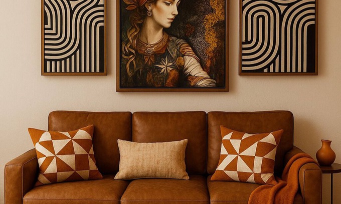 South Philadelphia House | Stylish 3 Bed Near Center City I Exposed Brick+Art