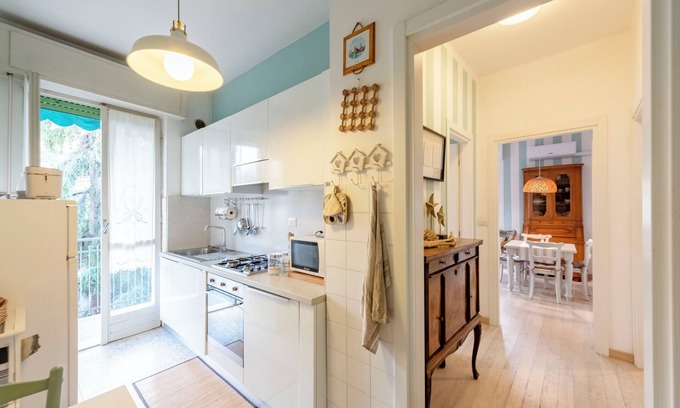 Rapallo Apartment | Stylish flat balcony near Rapallo Castle