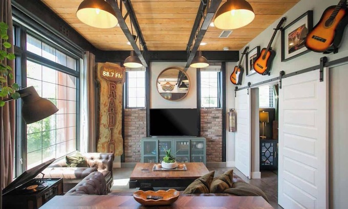The Nations Apartment | Stylish Industrial One Bedroom Apartment