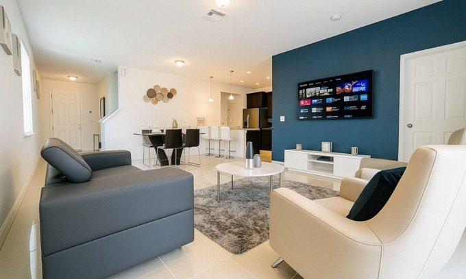 Haines City House | Stylish Kissimmee Getaway Game Room – 99 Dollar Deal!