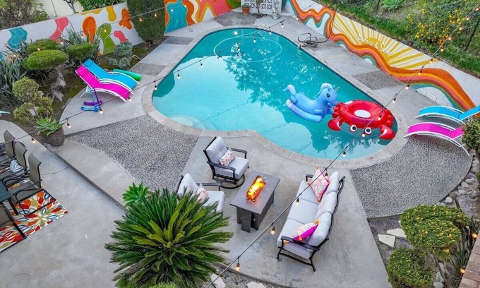 Monterey Park House | Stylish Sunrise Pool Home 4BD 3BA 10 Min to DTLA