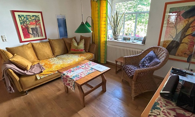 Bad Rodach Apartment | Stylish vacation apartment (60m2) with outdoor seating area