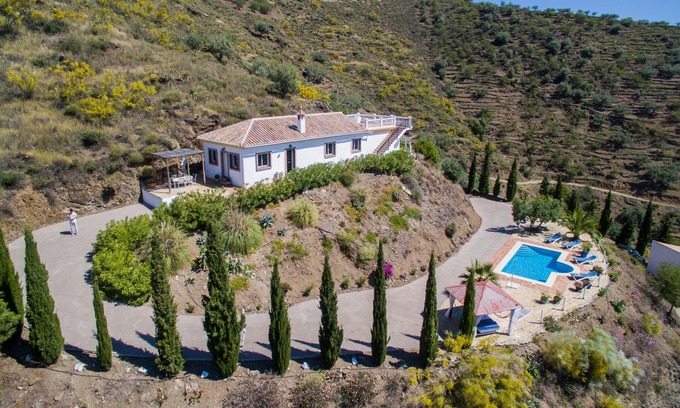 Arenas Villa | Stylish villa, pool, sea view, wifi, aircon, quiet spot, private, Costa del Sol