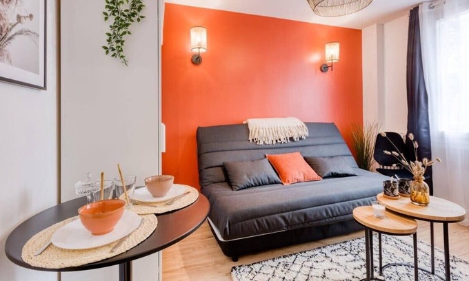 Les Hautes Noues Apartment | Sublime studio centre-ville rénové 2 pers wifi