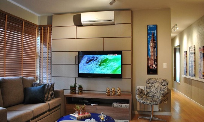 Gramado City Centre Apartment | SUITABLE IN MEDEIROS BORGES (LAWN TO HIS FEET)