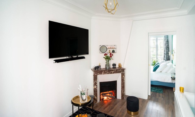 Levallois-Perret Apartment | Suite L'éclipse Paris, Logement Avec Jacuzzi à 10 Minutes