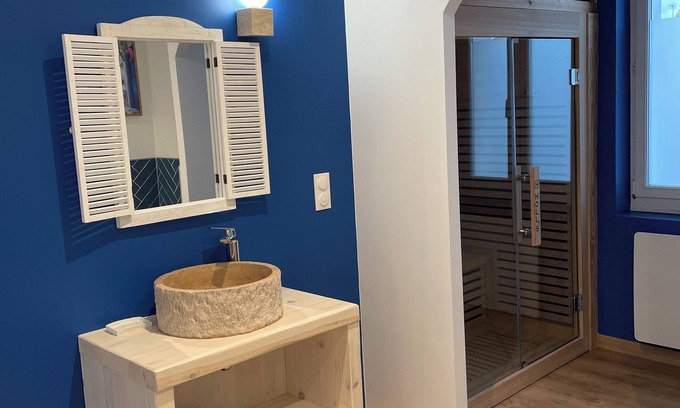 Etaples Apartment | Suite l'Archipel - Sauna and Balneo