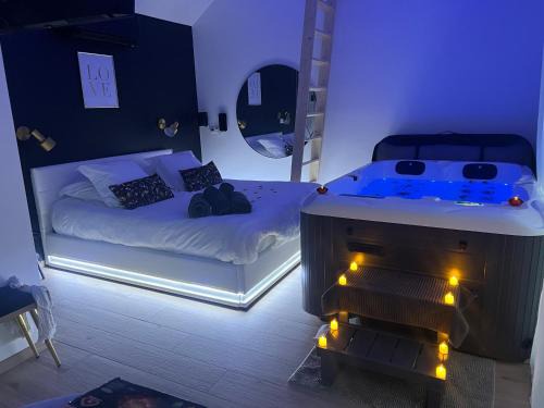 Auteuil Apartment | Suite romantique avec Spa et filet suspendu