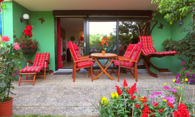 Buhlingen Apartment | Sunny 4-star-holiday apartment outside historical town (2000 years)
