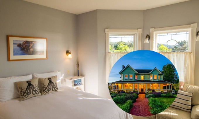 Lopez Island House | ~Sunny Bay Views~ Walk to Everything B-fast WIFI