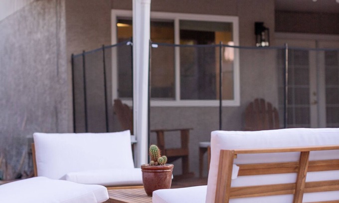 Mesa House | Sunny Stays Getaway Home-3 Rooms, 4 Bed, 2 Bath, Backyard with Pool