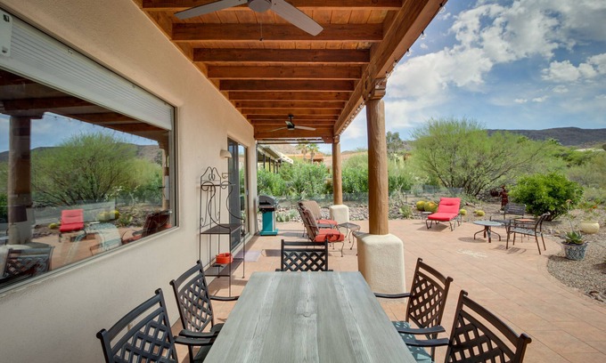 Tucson Estates House | Sunny Tucson Vacation Rental w/Patio!