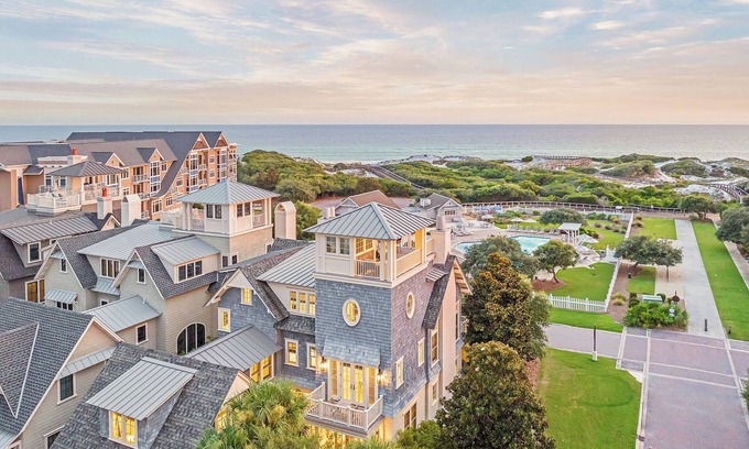 WaterSound Beach House | Sunset at 409|Private Community Beach Access|Gulf Views|Private Pool|Golf Cart