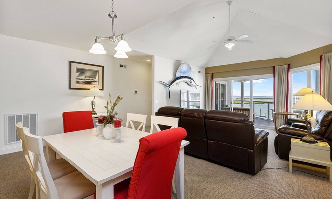 Chincoteague Condo | Sunset Bay 307 - Gorgeous Bay Views and Pool!
