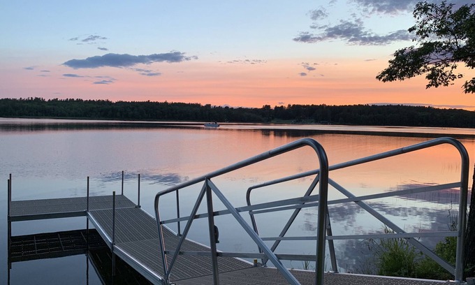 Poland House | Sunset Cove I - Spacious modern home on Tripp Lake Maine