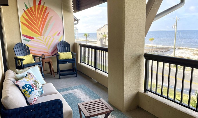 Mexico Beach Condo | *Sunset Gulf View* | See & Hear the Waves! Pool Hot Tub