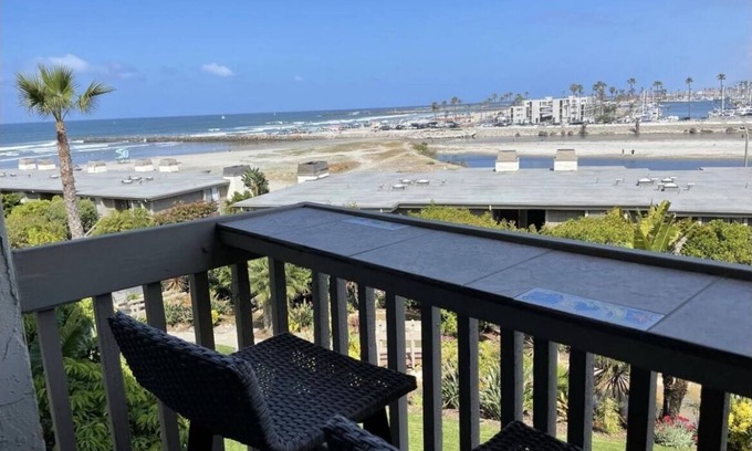 Townsite Condo | Sunset Harbor and Ocean Views, Modern Coastal Design, Beachfront Resort