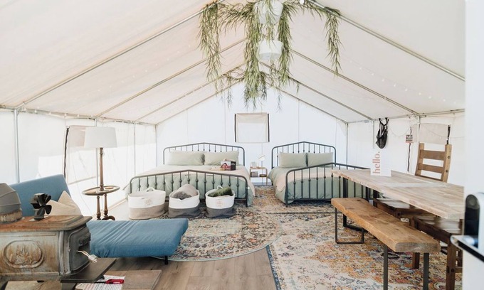 Monticello RV Rental | Sunset Safari Family Tent near Utah National Park