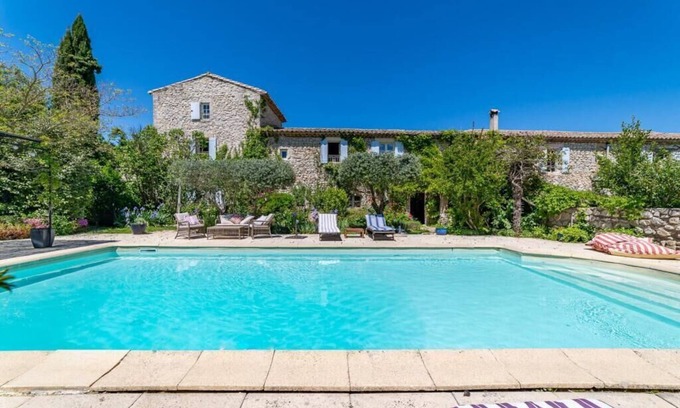 Lussan Other | Superb 16 century Mas of 200m2 for 12 people, pool, 3ha of land, 20 km from Uzès