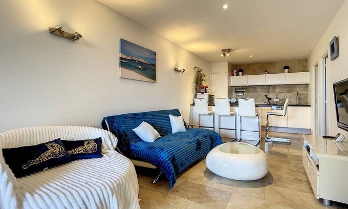 Grosseto-Prugna Apartment | Superbe T3 Vue Mer Avec Piscine Collective Les Couchants