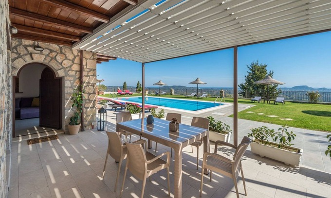 Langadhakia Villa | Superior Zakynthos Two Bedroom Apartment | Beautiful Sea & Mountain Views