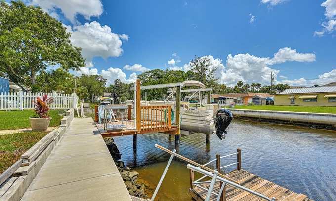 Marthas Vineyard House | Swim, Fish & Relax: Port Richey Gem w/Yard!