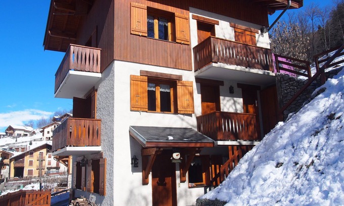 Peisey-Nancroix Apartment | T2/36M² FOR 5 PEOPLE 100M FROM THE MECHANICAL RIDGE IN THE HEART OF PARADISKI