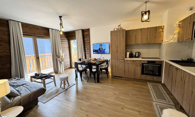 Les Claux Apartment | T2, FOOT OF SLOPE, STATION CENTER-Everything included