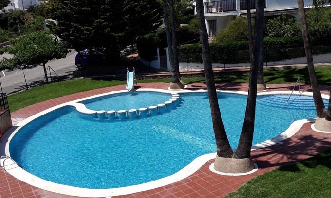 Peniscola Apartment | T3 apartment with swimming pool and beautiful private solarium in Péniscola costa Azahar