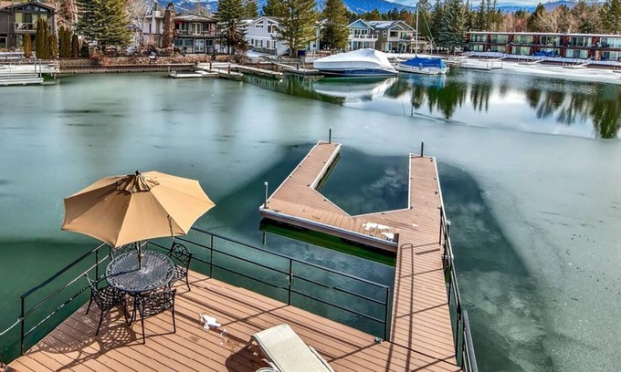 Tahoe Keys House | Tahoe Keys Mountain Vistas-Waterfront, Panorama Views, Dock