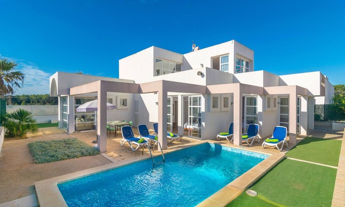 Can Picafort Villa | TAMPA BAY V3B3 - Fantastic villa with private swimming pool with Free Wifi