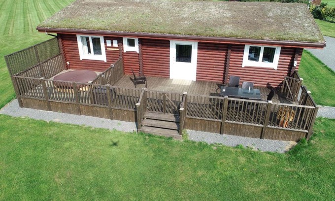 Selby House | Teal Lodge - Nordic Log Cabin with private hot tub