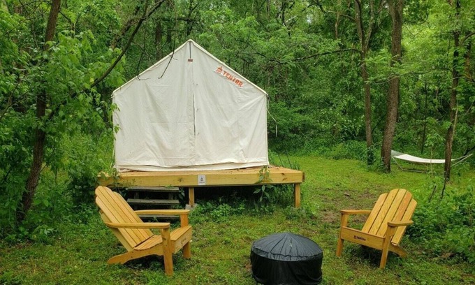 Blue Rock RV Rental | Tentrr Signature Site - Muskingum River Glamping