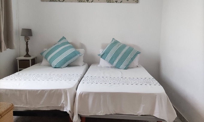 Palafrugell House | THE ANEX, room with small garden and terrace, very quiet and sunny area.