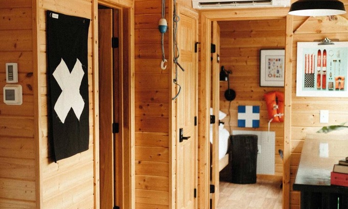 Lakeside Apartment | The BOAT HAUS: A Montana Tiny Cabin Forest Retreat