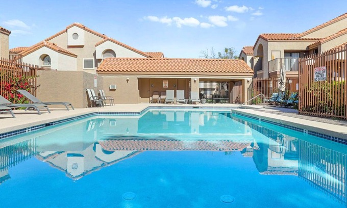 Tempe Condo | The Cool Cactus Condo with Pool and Jacuzzi