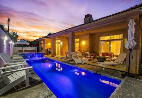 Desert Hot Springs House | The Desert Gem Pool Spa Gated Home