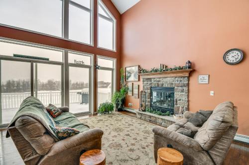 Rushville House | The Gathering Place Rushville Home with Hot Tub