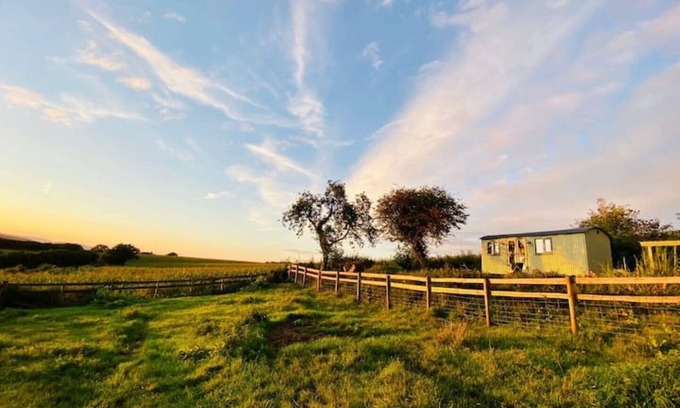 Coleford Cabin | The Hut on the Hill - hottub, heating & stable.