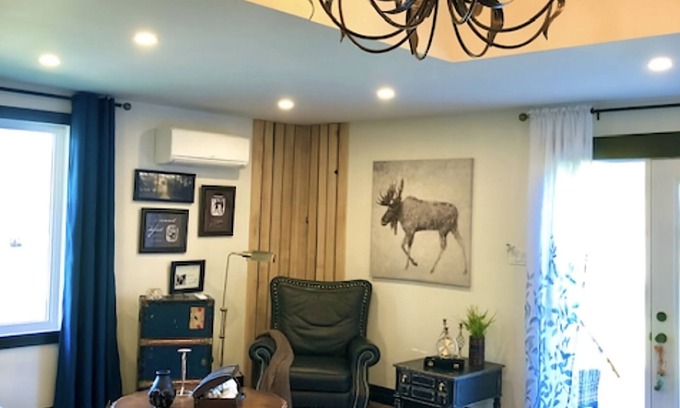 New Tecumseth House | THE LOFT an UPSCALE RUSTIC 2 Bedroom 2 Washroom Private Guest House on 16acres.