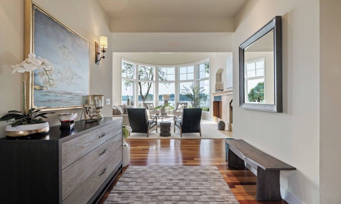 Navarre House | The Luxury Lake Minnetonka Home, Hot Tub, Captain Services, 4 Bedrooms, on lake