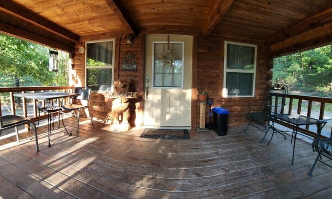 Board Camp Cabin | The Mabry’s Cabin in the Woods - Relax/Swim/Ride ATVs - Mena, AR