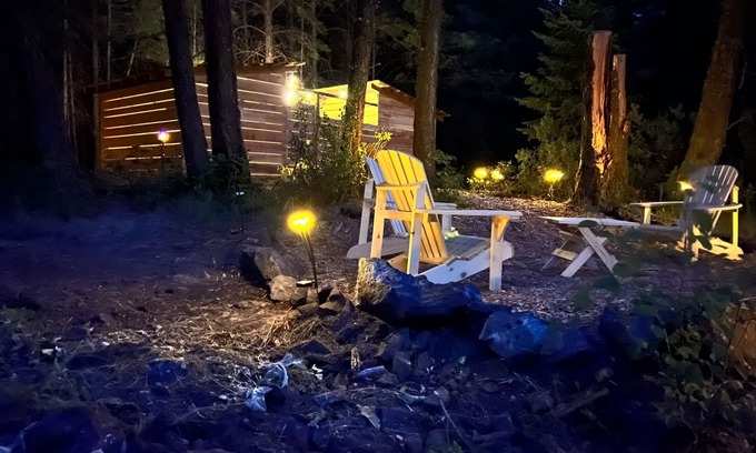 Okanagan-Similkameen Cabin | The moon shines big tonight at Butterfly Cottage!
