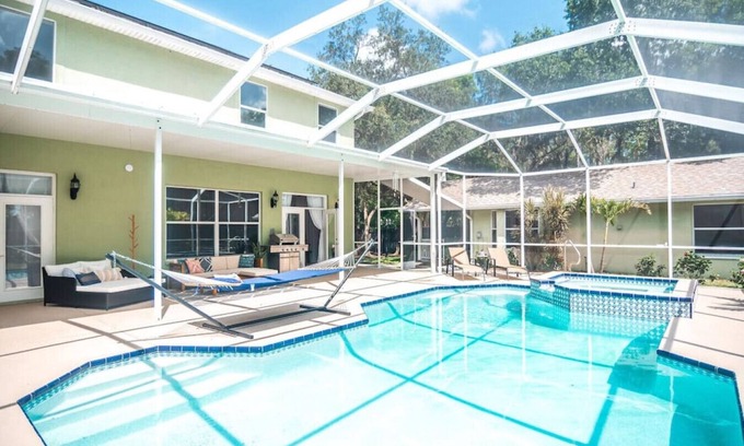 Walsingham Villa | The Oasis Retreat | Pool + Game Room + Basketball + Massive Yard | Near Beach & Golf