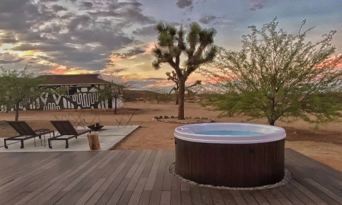 Yucca Valley House | The Ocotillo - Secluded Stargazing, Pool, Hot Tub, Art, Hiking + Stunning Views!