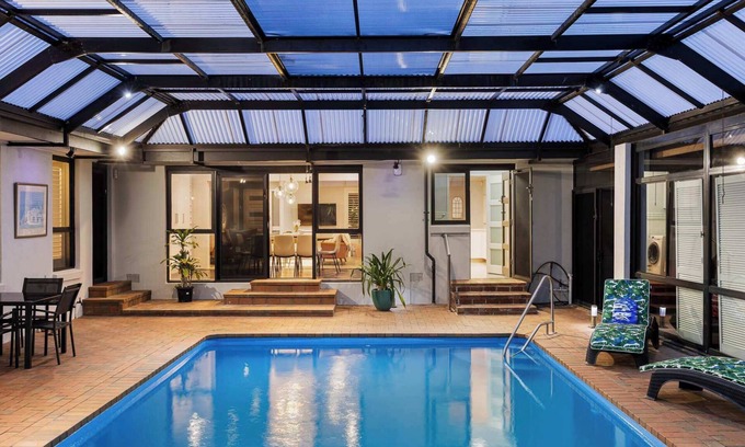 Rosebud House | The Pool House - Heated Indoor Pool & BBQ Area